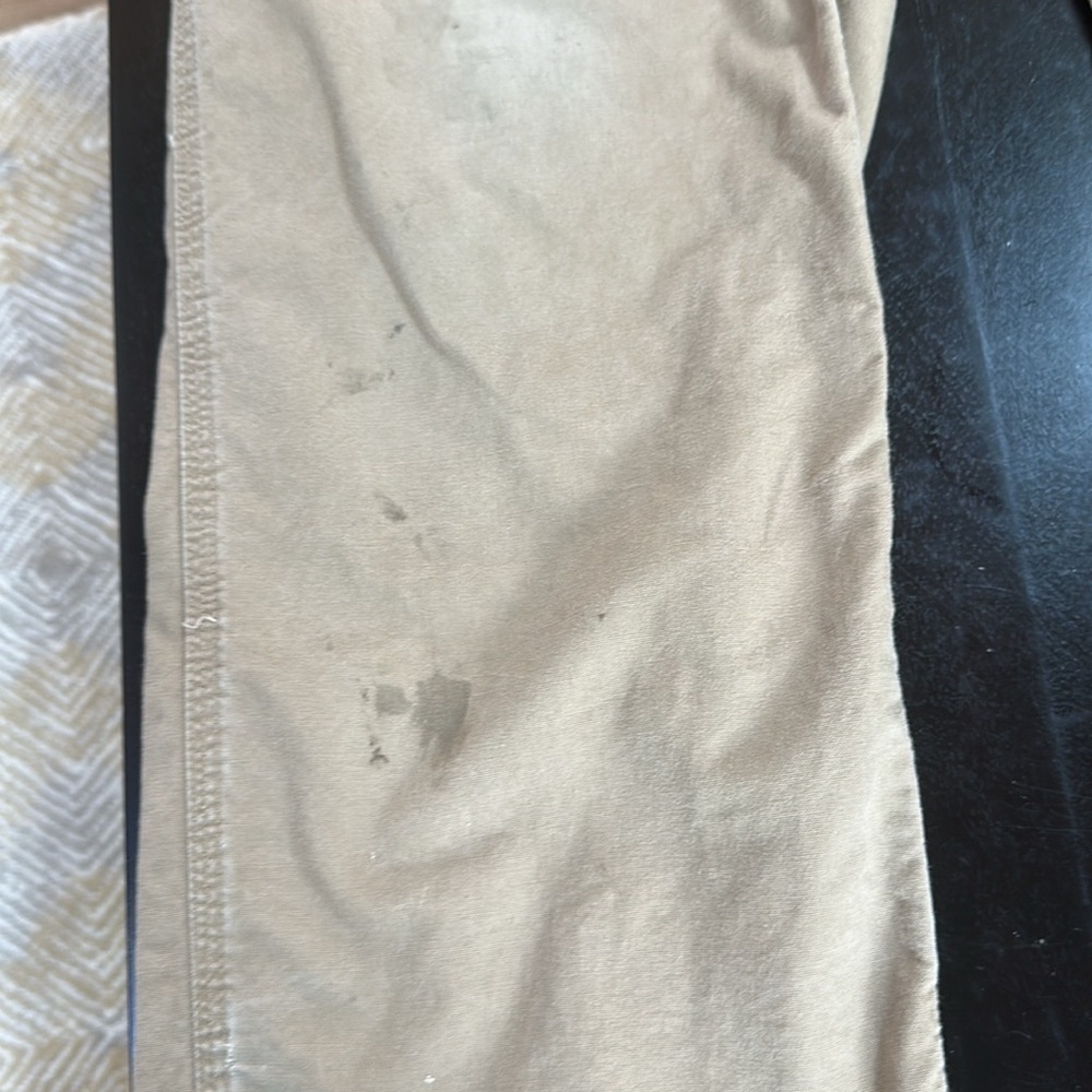 Carhartt distressed stained canvas carpenter work pants - Picture 2 of 11